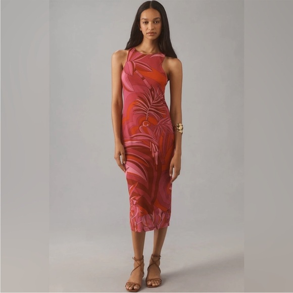 FARM Rio Endless Summer Tulle Midi Dress